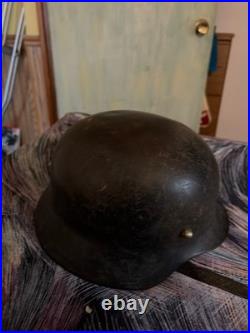 German border helmet orginal vgc after ww 2 or during