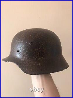 German helmet brand M35. 1935-1945. World War II. German original