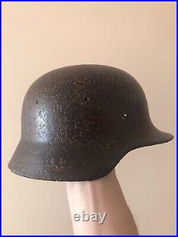 German helmet brand M35. 1935-1945. World War II. German original