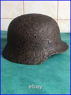 German helmet from World War II. Original