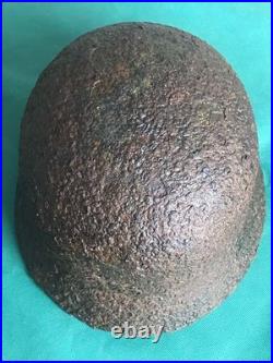 German helmet from World War II. Original