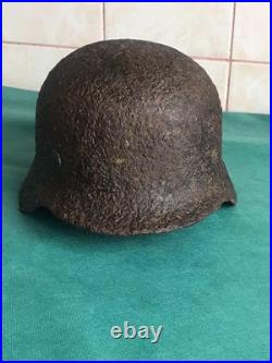 German helmet from World War II. Original