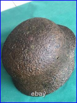 German helmet from World War II. Original