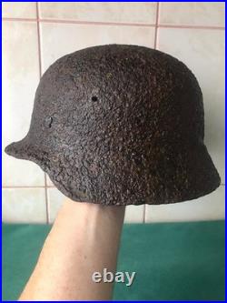 German helmet from World War II. Original