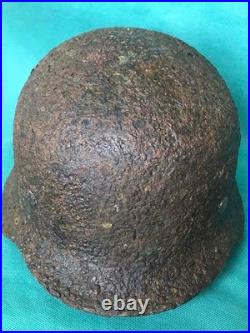 German helmet from World War II. Original