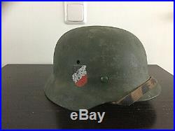 German helmet m 35/68. Wehrmacht. D. D. WW2