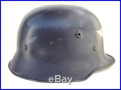 German luftschutz helmet Edelstahl type
