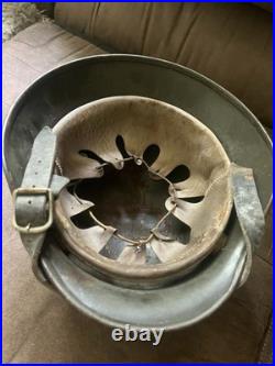 German m40 Stahlhelm Issued Post War Refurbed