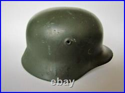 German original warehouse storage steel helmet? -40 Q66 T4648 original belt