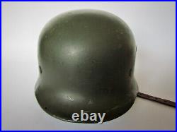 German original warehouse storage steel helmet? -40 Q66 T4648 original belt
