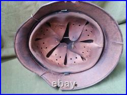 German soldier's M35 helmet. WWII German soldier's M35 helmet. WWII