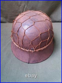 German soldier's M35 helmet. WWII German soldier's M35 helmet. WWII