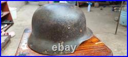 German soldier's M40 helmet. WWII German soldier's M40 helmet. WWII