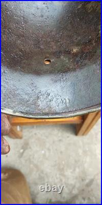 German soldier's M40 helmet. WWII German soldier's M40 helmet. WWII