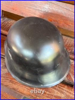German soldier's helmet. Wehrmacht 1939-1945, World War II German soldier's helmet. Wehrmacht 1939-1945, World War II