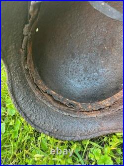 German soldier's helmet. Wehrmacht 1939-1945, World War II