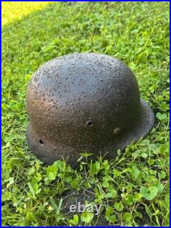 German soldier's helmet. Wehrmacht 1939-1945, World War II