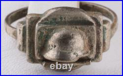 German steel hat Ring war period ww2 WWII helmet ww1 WWI Germany Battlefield art