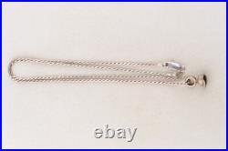 German steel helmet pendant 800 Silver WW2 Stahlhelm WWII Vintage Chain 925 ster