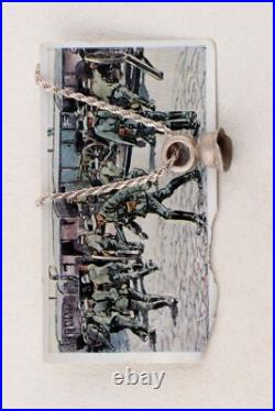 German steel helmet pendant 800 Silver WW2 Stahlhelm WWII Vintage Chain 925 ster