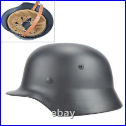 Gray Color German Elite WH Army M35 M1935 Steel Helmet Stahlhelm Retro Pretty