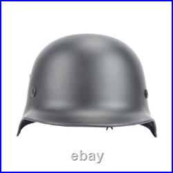 Gray Color German Elite WH Army M35 M1935 Steel Helmet Stahlhelm Retro Pretty