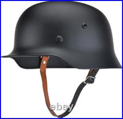 Green WW2 German Elite Wh Army M35 M1935 Steel Helmet Large, Black