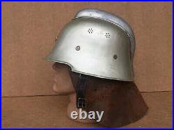 Helmet German M-34 fire police + balaclava, original, suite WW2 WWll