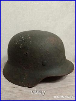 Helmet M35 WW2 not restoration original paint M 35 size 66