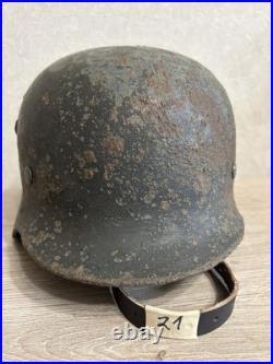 Helmet M35 WW2 not restoration original paint M 35 size 66