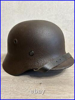 Helmet M35 WW2 not restoration original paint M 40 size 66