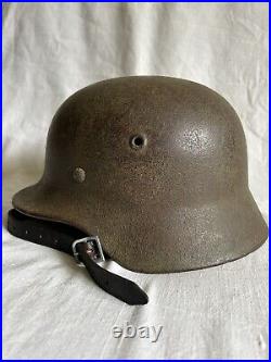 Helmet M40 WW2 not restoration original paint M 40 size 62