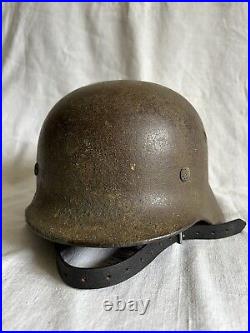 Helmet M40 WW2 not restoration original paint M 40 size 62