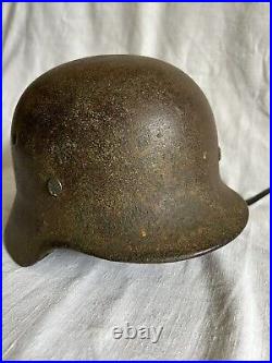 Helmet M40 WW2 not restoration original paint M 40 size 62