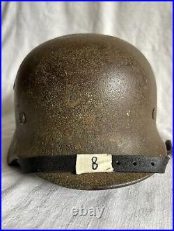 Helmet M40 WW2 not restoration original paint M 40 size 62