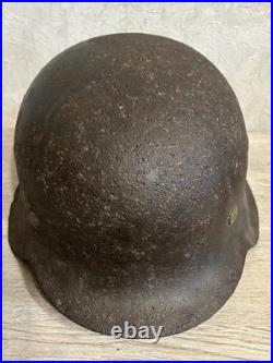 Helmet M42 WW2 not restoration original paint M 42 size 66