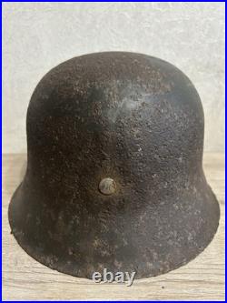 Helmet M42 WW2 not restoration original paint M 42 size 66