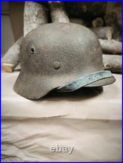 Helmet german original Paint nice helmet M40 original WW2 WWII size 64