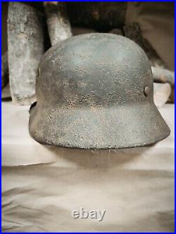 Helmet german original Paint nice helmet M40 original WW2 WWII size 64