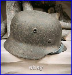 Helmet german original Paint nice helmet M40 original WW2 WWII size 64