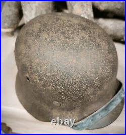 Helmet german original Paint nice helmet M40 original WW2 WWII size 64