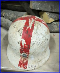 Helmet german original helmet M35 WW2 WWII size 60 Very SmallSize Free Shipping Helmet german original helmet M35 WW2 WWII size 60 Very SmallSize Free Shipping