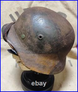 Helmet german original helmet M40 size 62 WW2 WWII after restoration present
