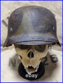 Helmet german original helmet M40 size 62 WW2 WWII after restoration present