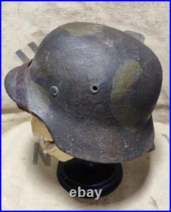 Helmet german original helmet M40 size 62 WW2 WWII after restoration present