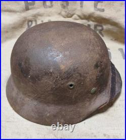 Helmet german original helmet M40 size 62 WW2 WWII after restoration present