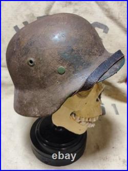 Helmet german original helmet M40 size 62 WW2 WWII after restoration present
