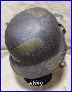 Helmet german original helmet M40 size 62 WW2 WWII after restoration present