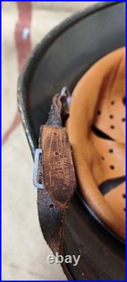 Helmet german original helmet M40 size 62 WW2 WWII after restoration present