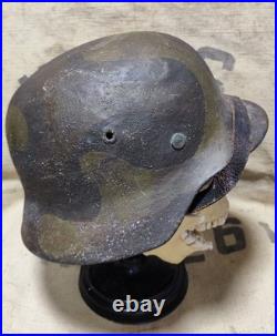 Helmet german original helmet M40 size 62 WW2 WWII after restoration present